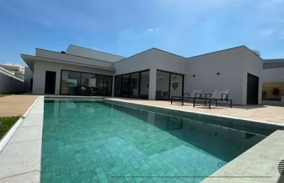 Linda casa com 4 suítes em itu no condomínio parque  xapada/itu-sp