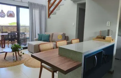 Venda - apartamento em guarajuba 4 suítes mobiliado