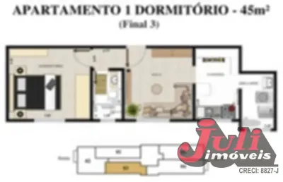 Apartamento com 1 quarto à venda no Rudge Ramos, São Bernardo do Campo 