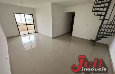 Linda cobertura centro do bairro rudge ramos sbc 4 dormiórios sendo 2 suítes, 3 vagas
