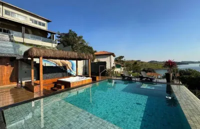 Chácara com 5 dormitórios à venda, 2200 m² por r$ 6.500.000 - parque alpina - igaratá/sp