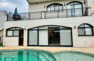 Casa com 5 dormitórios, 644 m² - venda por r$ 4.830.000,00 ou aluguel por r$ 24.150,00/mês - reserva ibirapitanga - santa isabel/sp