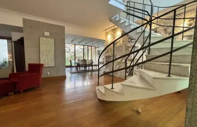 Casa com 4 dormitórios à venda, 669 m² por r$ 3.980.000,00 - humaitá - rio de janeiro/rj