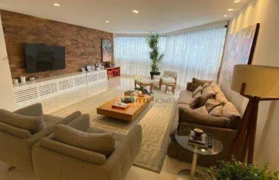 Cobertura duplex com 4 dormitórios à venda, na quadra da praia, 280 m² por r$ 3.790.000 - barra da tijuca - rio de janeiro/rj