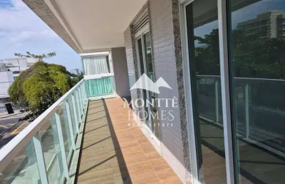 Apartamento com 3 quartos, 96m² - venda por r$ 1.089.000 ou aluguel por r$ 4500/mês - recreio dos bandeirantes - rio de janeiro/rj