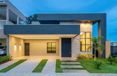 Casa com 3 suítes à venda no condomínio portal das águas em três lagoas - ms | conforto e elegância