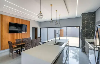 Casa com 3 quartos sendo 1 suíte à venda no condomínio costa leste em três lagoas - ms | versatilidade e sofisticação