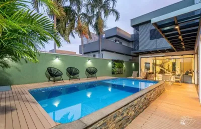 Luxuosa casa à venda no condomínio portal das águas em três lagoas - ms | exclusividade e sofisticação
