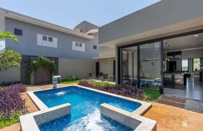 Linda casa com 3 suítes à venda no condomínio portal das águas em três lagoas - ms | sofisticação e modernidade