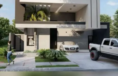 Casa em condomínio 3 suítes 191 m² villa de leon três lagoas / ms