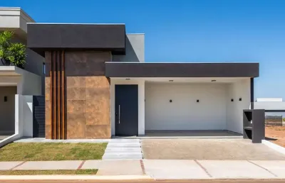 Casa em condomínio fechado com 3 suítes condomínio villa de leon 390 m² três lagoas / ms