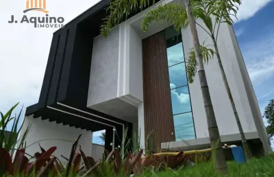 Oportunidade na cidade alpha eusébio - casa nova com 04 suítes