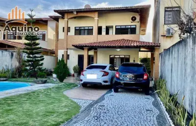 Casa em condomínio fechado com 4 quartos à venda na Rua Coronel Aluísio Borba, Engenheiro Luciano Cavalcante, Fortaleza