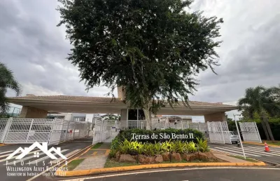 Terreno plaino no condomínio terras de são bento ii em limeira-sp