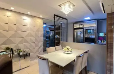 Apartamento de 3 quartos com jacuzzi no res vila bela - centro - 130m²