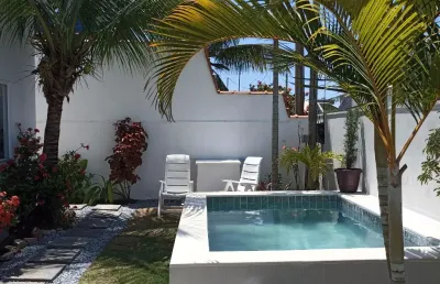 Condomínio summer beach casa duplex com 5 quartos, piscina área gourmet