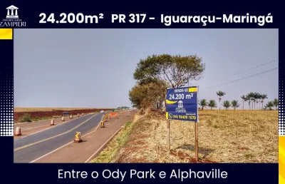 24.200 m² na pr 317 a 15 minutos de maringá, entre o alphaville e ody parque