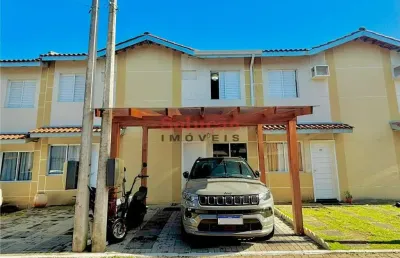 Casa em condomínio fechado com 2 quartos à venda no residencial dos jardins, canoas  por r$ 429.000
