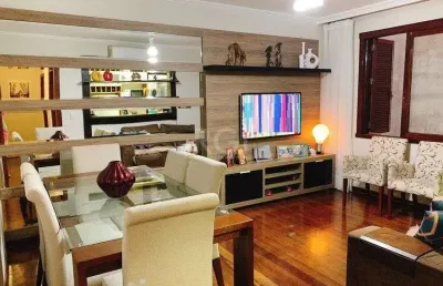 Apartamento no bairro auxiliadora de 3 dormitórios e vaga