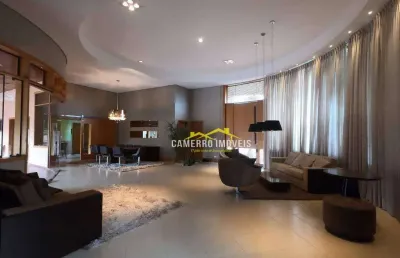 Casa alto padrão com 3 dormitórios à venda, 600 m² por r$ 3.800.000 - vale das paineiras - americana/sp