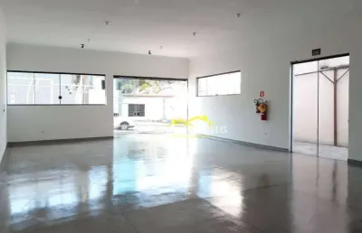 Salão para alugar, 100 m² por r$ 2.800/mês - jardim dona regina - santa bárbara d'oeste/sp