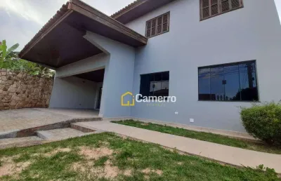 Casa com 3 dormitórios para alugar, 279 m² por r$ 5.000/mês - parque novo mundo - americana/sp