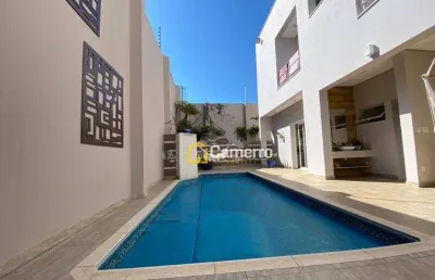 Casa com 4 dormitórios à venda, 476 m² por r$ 3.700.000,00 - jardim ipiranga - americana/sp