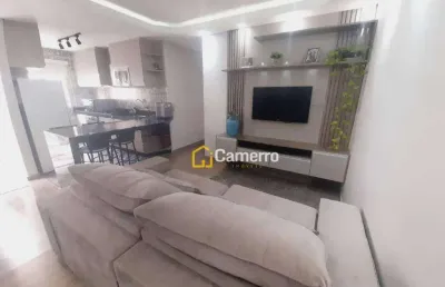 Apartamento com 3 dormitórios à venda, 60 m² por r$ 265.000,00 - parque universitário - americana/sp