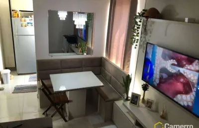 Apartamento com 2 dormitórios à venda, 49 m² por r$ 190.000 - morada do sol - americana/sp