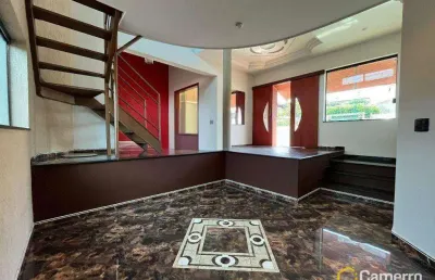 Casa com 3 dormitórios para alugar, 252 m² por r$ 5.500/mês - jardim colina - americana/sp