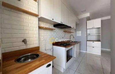 Apartamento com 2 dormitórios, sendo 1 suíte,  à venda, 56 m² por r$ 350.000 - jardim firenze - santa bárbara d'oeste/sp