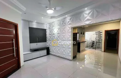 Casa com 3 dormitórios para alugar, 120 m² por r$ 3.500,00/mês - jardim são camilo - santa bárbara d'oeste/sp