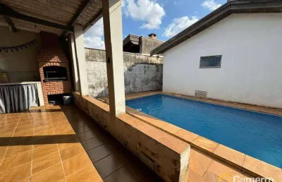 Casa com 3 dormitórios, sendo 2 suítes,  à venda, 204 m² por r$ 650.000 - jardim ipiranga - americana/sp