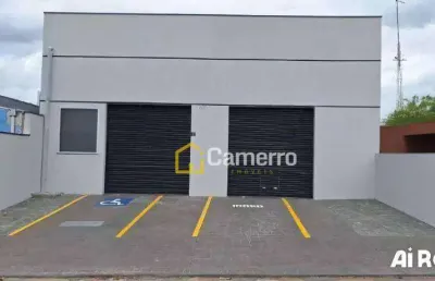 Salão para alugar, 253 m² por r$ 6.000/mês - cidade jardim i - americana/sp