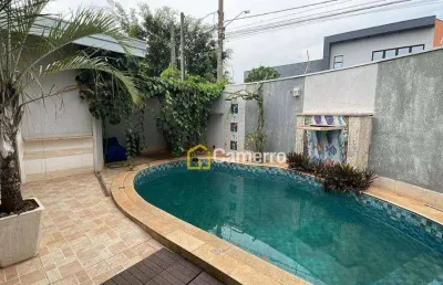 Casa com 3 dormitórios para alugar, 250 m² por r$ 5.500/mês - jardim souza queiroz - santa bárbara d'oeste/sp