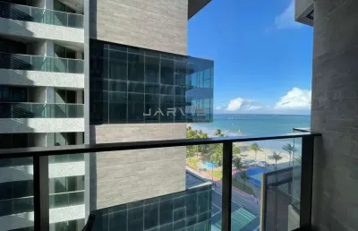 Studio de alto padrão mobiliado na praia de pajuçara - edf new time r$ 950.000,0