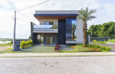 Casa duplex / nova para venda em eusébio, coité, 5 dormitórios, 5 suítes, 6 banheiros, 4 vagas