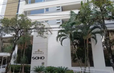 Apartamento mobiliado para alugar no edifício soho paranaguá com 1 suíte - região central