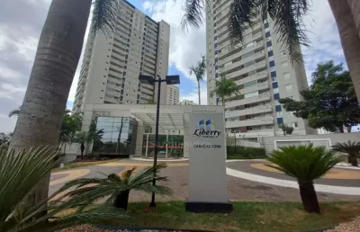 Apartamento para locação no edifício liberty tower na gleba palhano com 2 quartos