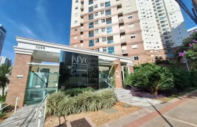 Apartamento mobiliado no edifício nyc palhano com 3 quartos e cozinha planejada