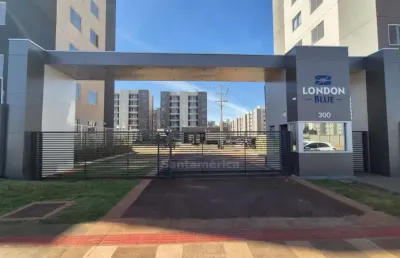 Apartamento para locação no edifício londom blue com 2 quartos e sacada com churrasqueira