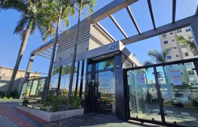 Apartamento térreo para alugar e vender no condomínio lagoa bonita - acquaville, região leste de londrina, com 2 quartos