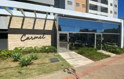 Apartamento para locação no edifício carmel com 2 quartos e churrasqueira