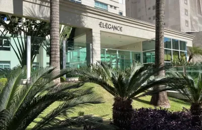 Apartamento mobiliado para alugar no edifício élégance, palhano 1, região sul de londrina, com 3 quartos.