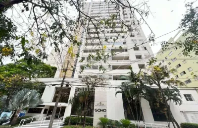 Apartamento mobiliado para alugar com 1 suíte no edifício soho paranaguá, centro de londrina