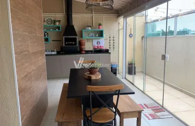 Cobertura com 3 quartos à venda na rua hermantino coelho, 743, mansões santo antônio, campinas, 140 m2 por r$ 690.000
