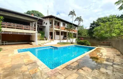 Casa em condomínio fechado com 4 quartos para alugar na rua do parque, 70, parque nova campinas, campinas, 472 m2 por r$ 12.000