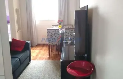 Apartamento com 2 quartos à venda na rua doutor jeber juabre, 146, jardim márcia, campinas, 46 m2 por r$ 215.000