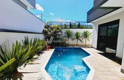 Casa em condomínio fechado com 3 quartos à venda na estrada municipal do roncáglia, 1090, residencial mont' alcino, valinhos, 180 m2 por r$ 1.700.000