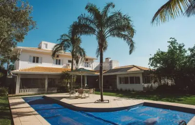 Casa em condomínio fechado com 6 quartos à venda na rua sabiú, 11, loteamento alphaville campinas, campinas, 498 m2 por r$ 4.390.000